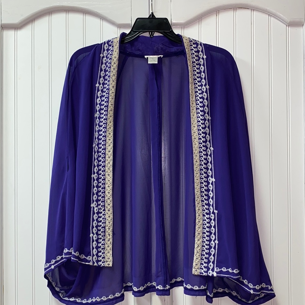 Freeway Purple Kimono Top